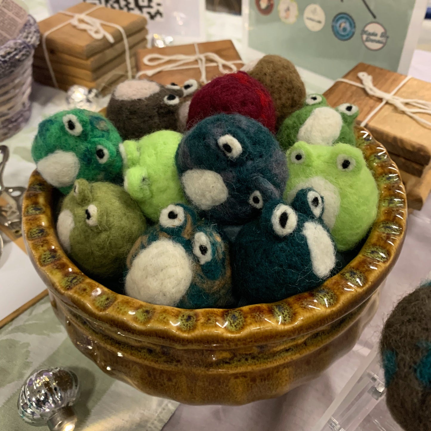 Needle Felted Frog