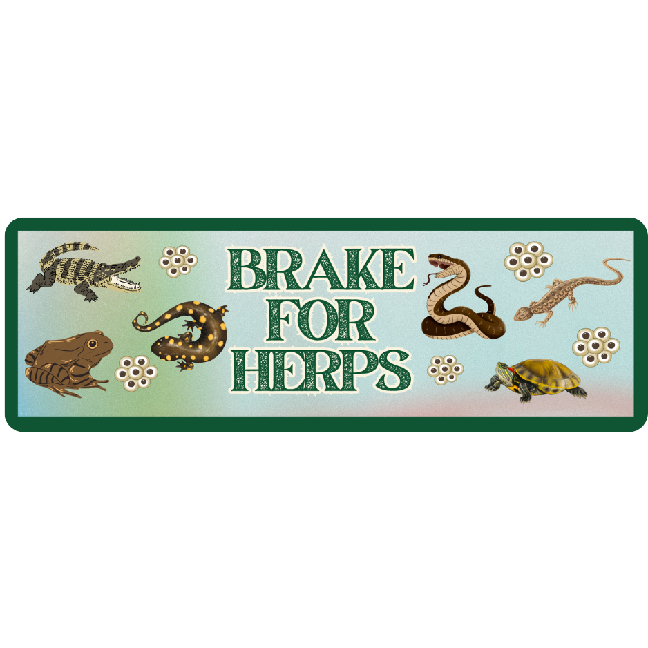 Brake For Herps Bookmark