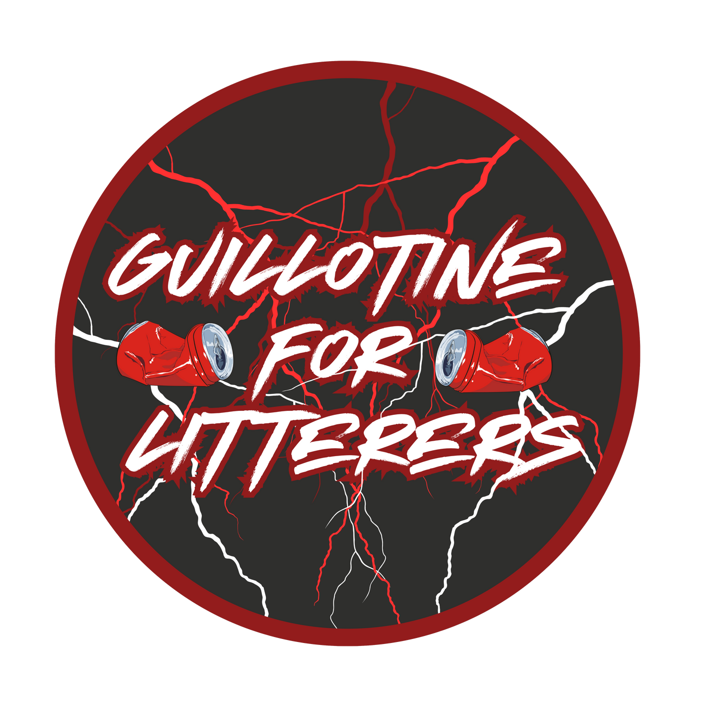 Guillotine For Litterers Sticker
