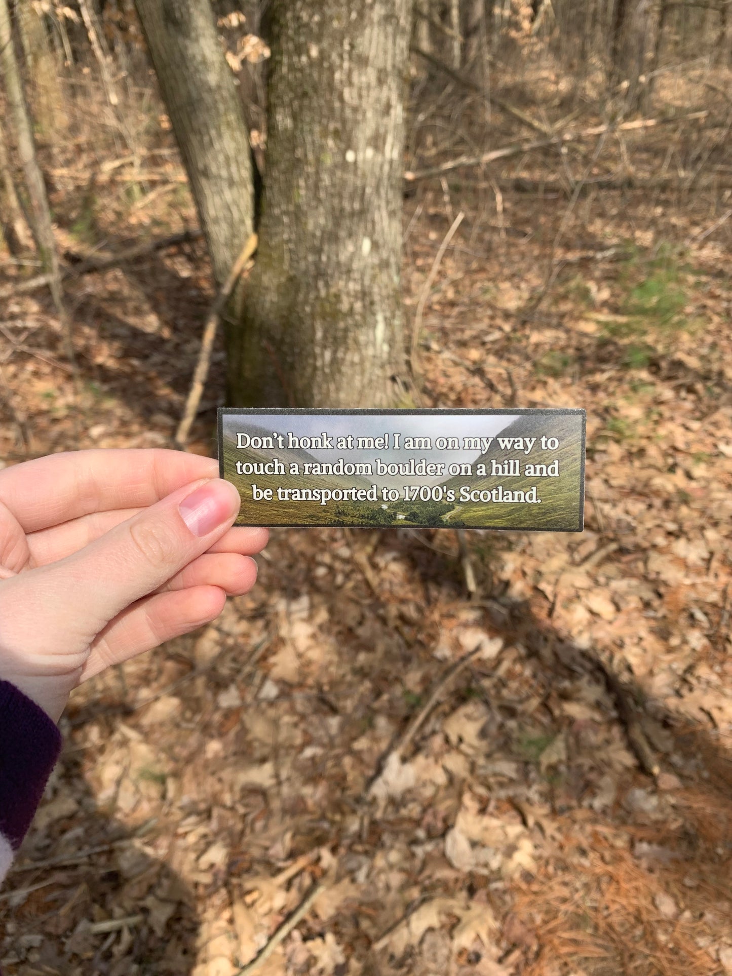 Outlander Mini Bumper Sticker