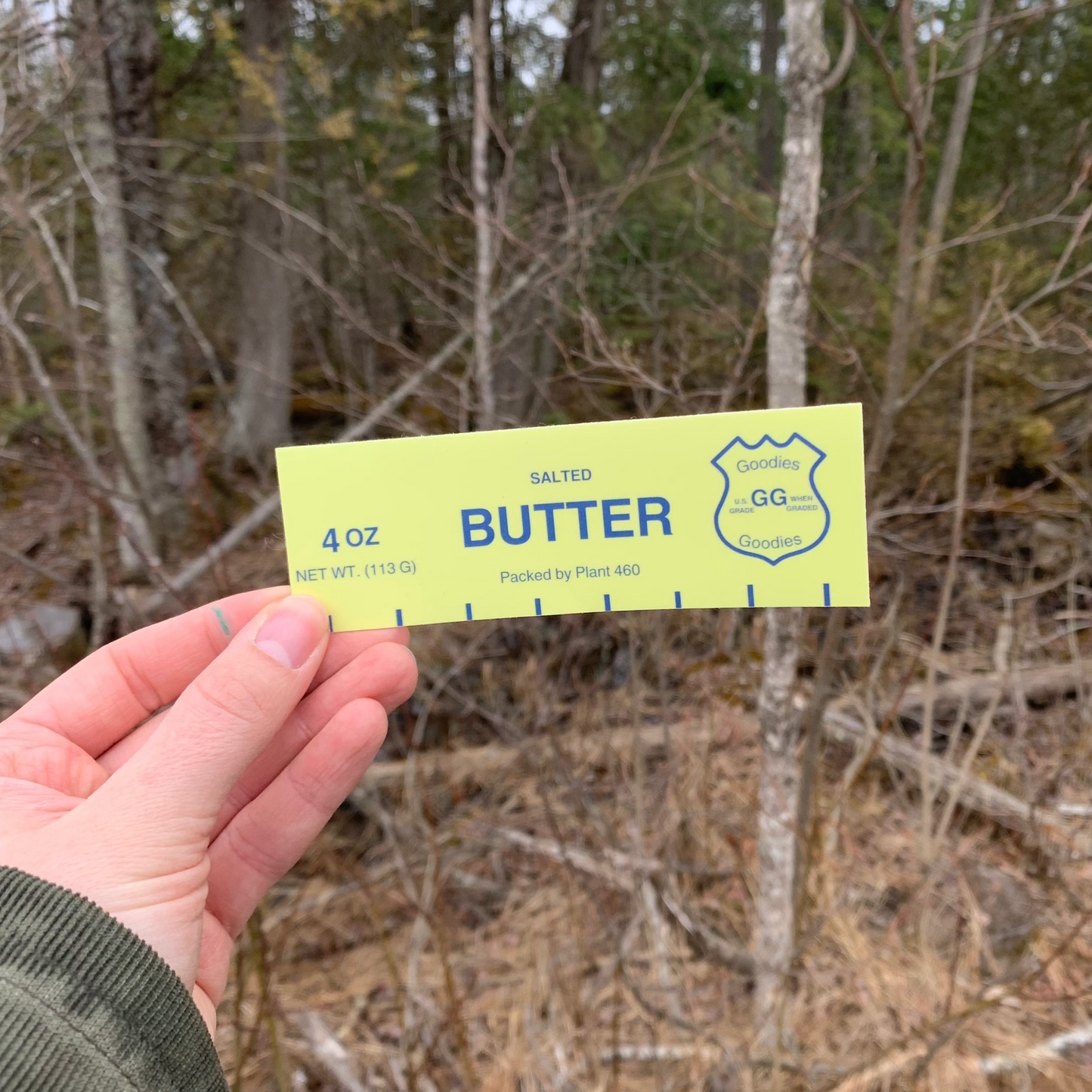 Butter Bumper Mini Bumper Sticker