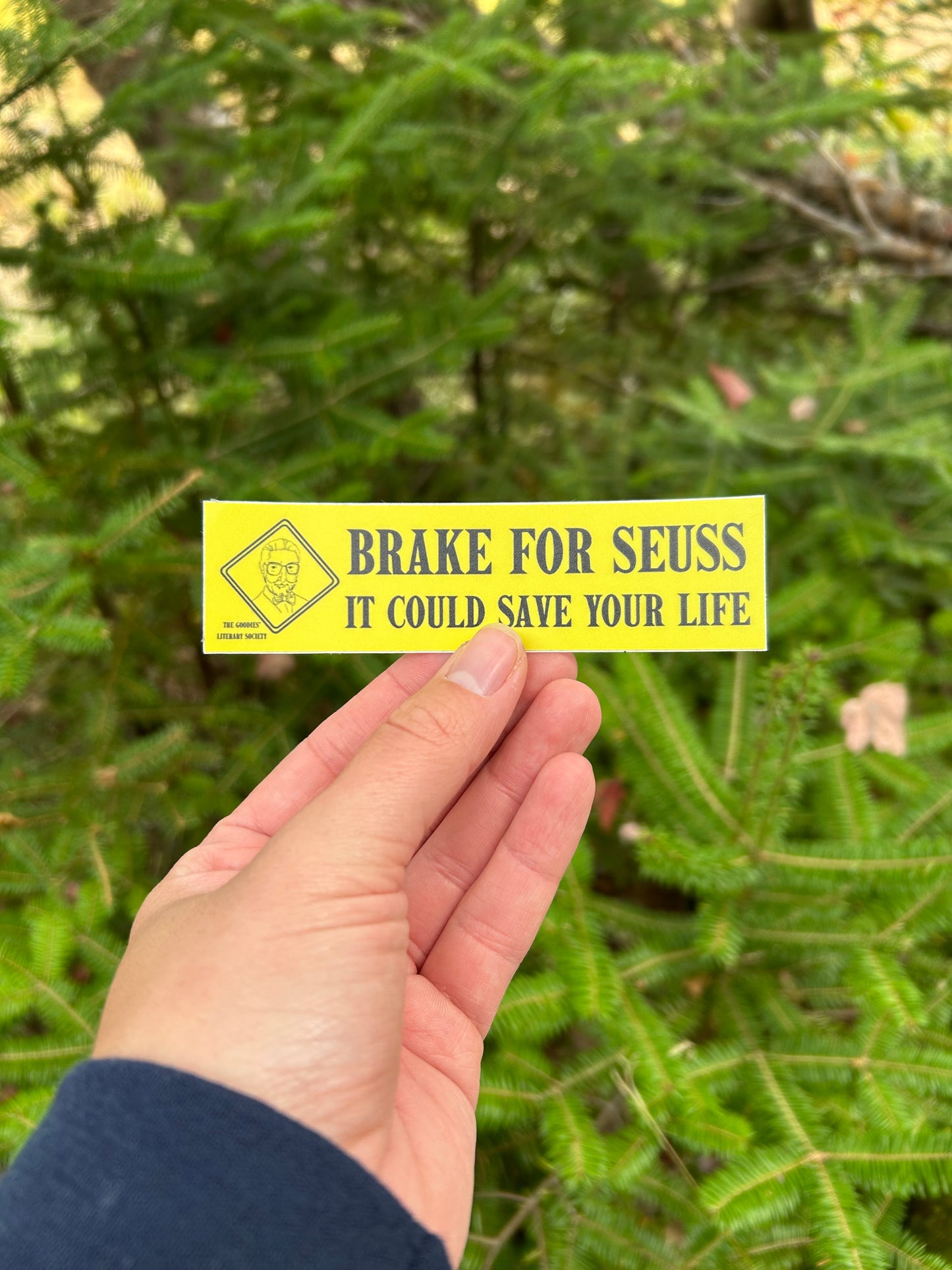 Brake For Seuss Sticker