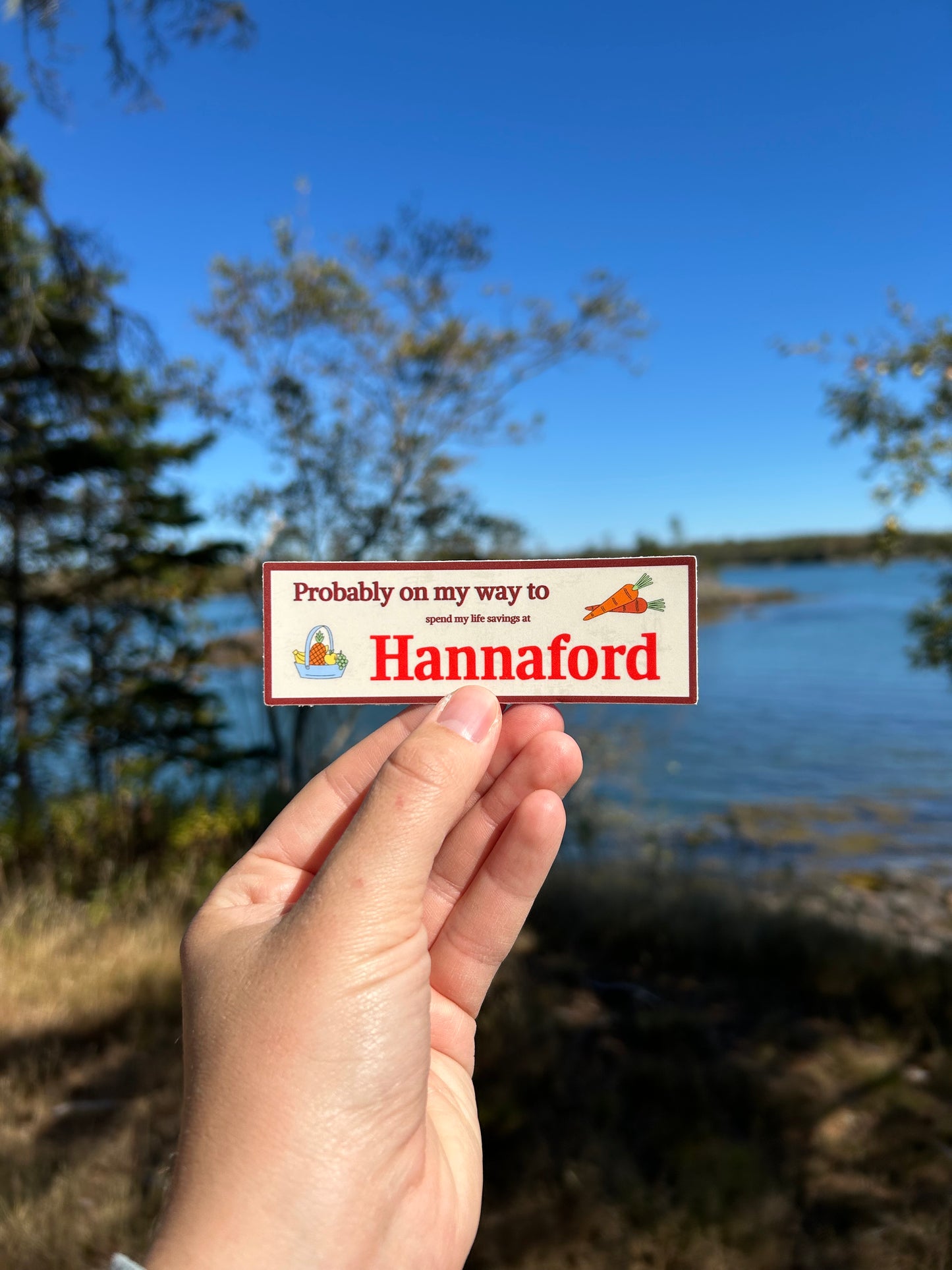 Hannaford Mini Bumper Sticker