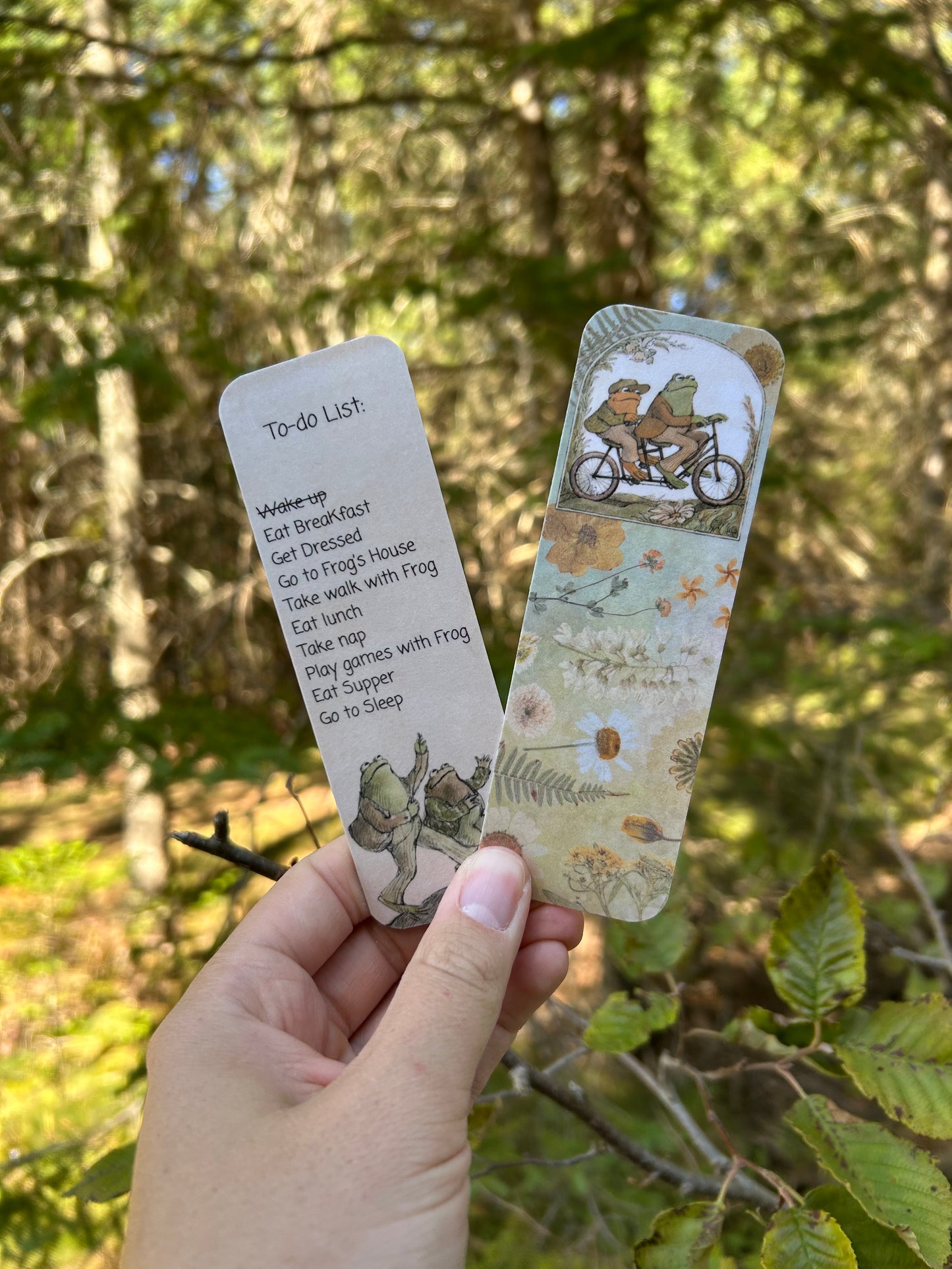 Frog To-Do List Bookmark