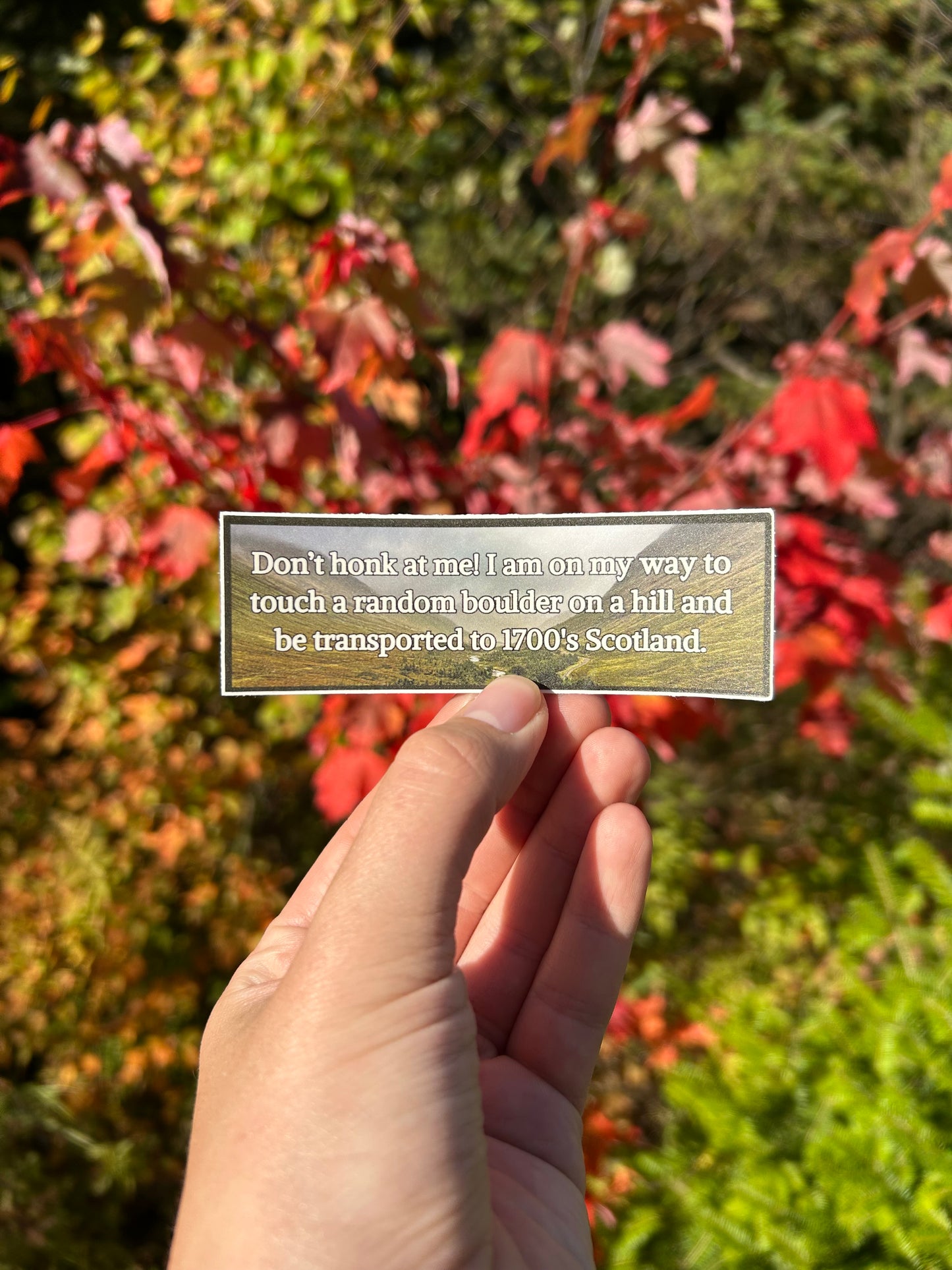 Outlander Mini Bumper Sticker