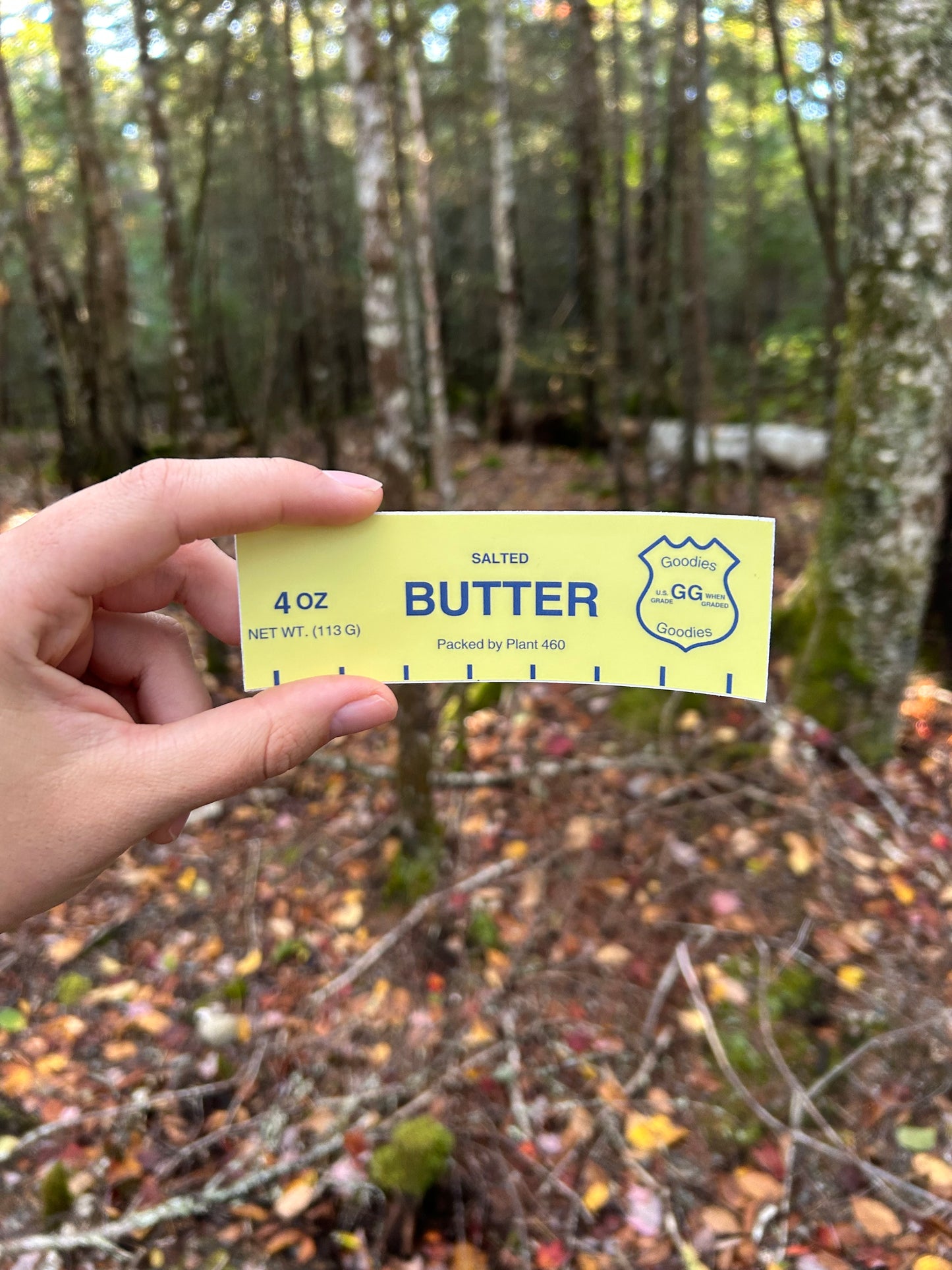 Butter Bumper Mini Bumper Sticker
