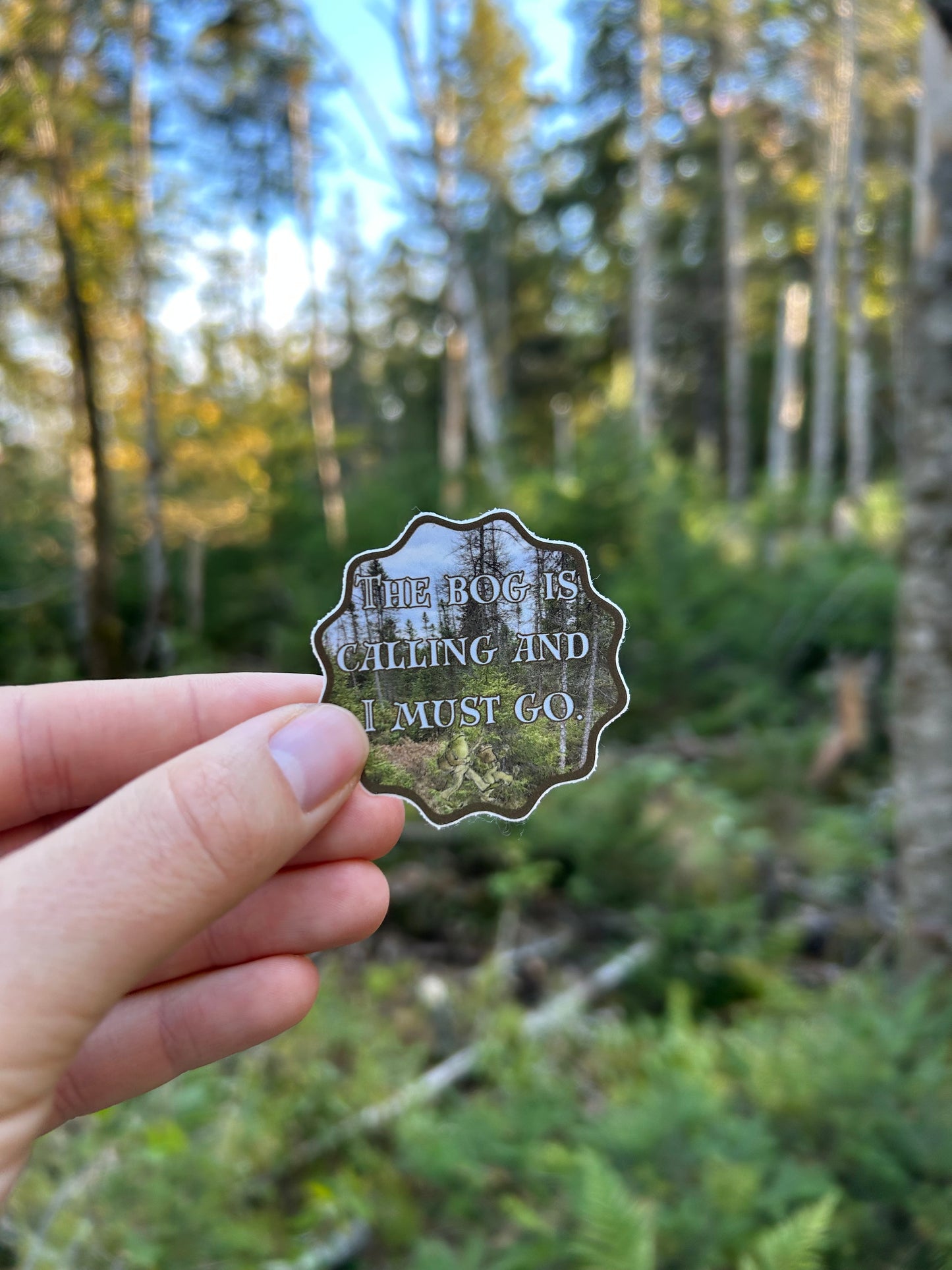The Bog Is Calling And I Must Go Sticker
