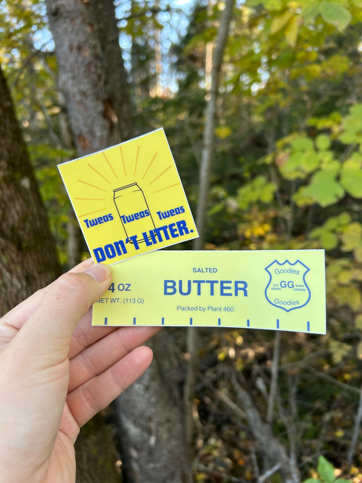 Butter Bumper Mini Bumper Sticker