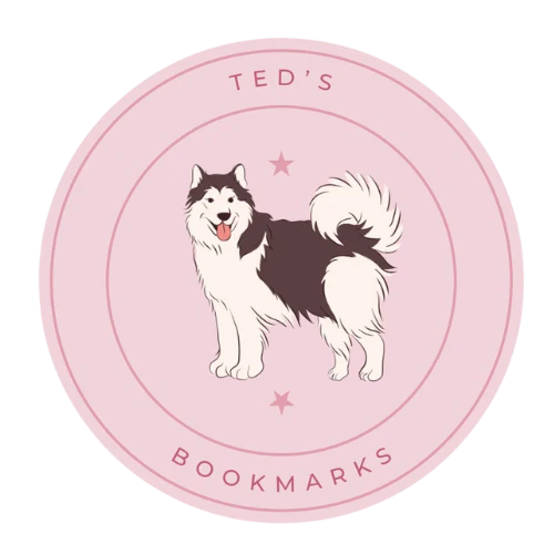Ted's Bookmarks Logo Sticker