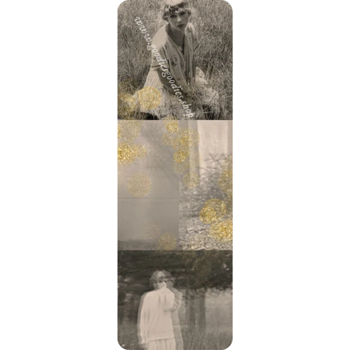 Blurry Field Folk Bookmark