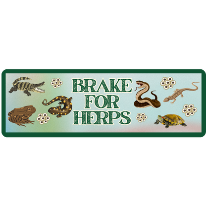 Brake For Herps Bookmark