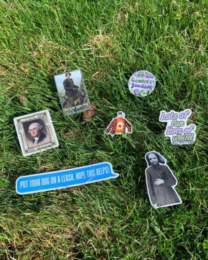 Put Your Dog On A Leash Sticker
