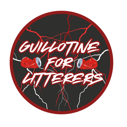 Guillotine For Litterers Sticker