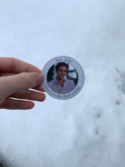 Say Jake Twilight Sticker