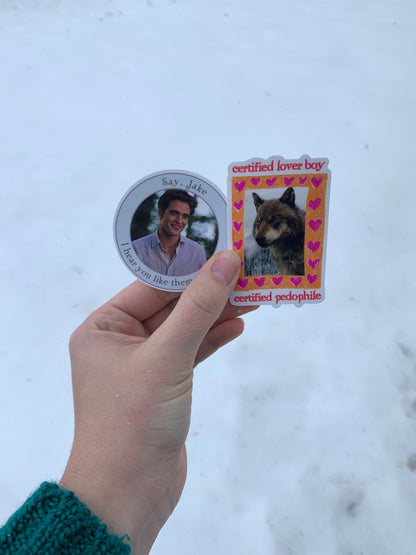 Jacob Black Sticker