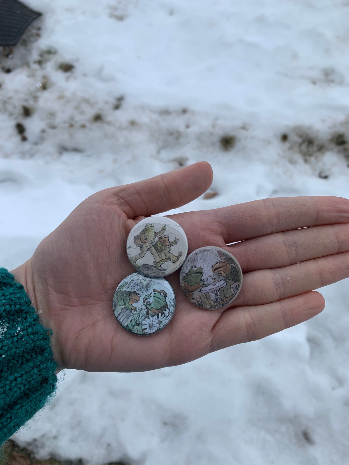 Frog And Toad 1.25" Buttons