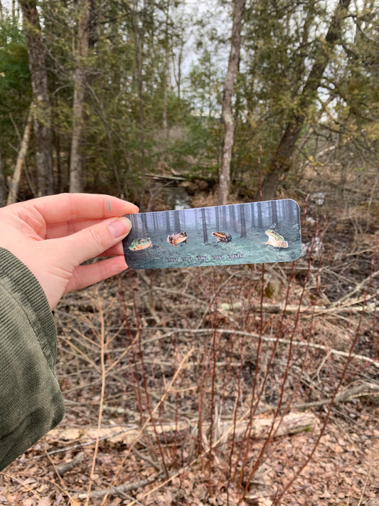 Croa Croa Croak Twilight Bookmark