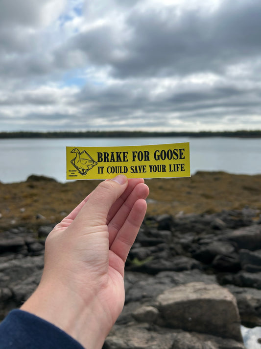 Brake For Goose Sticker