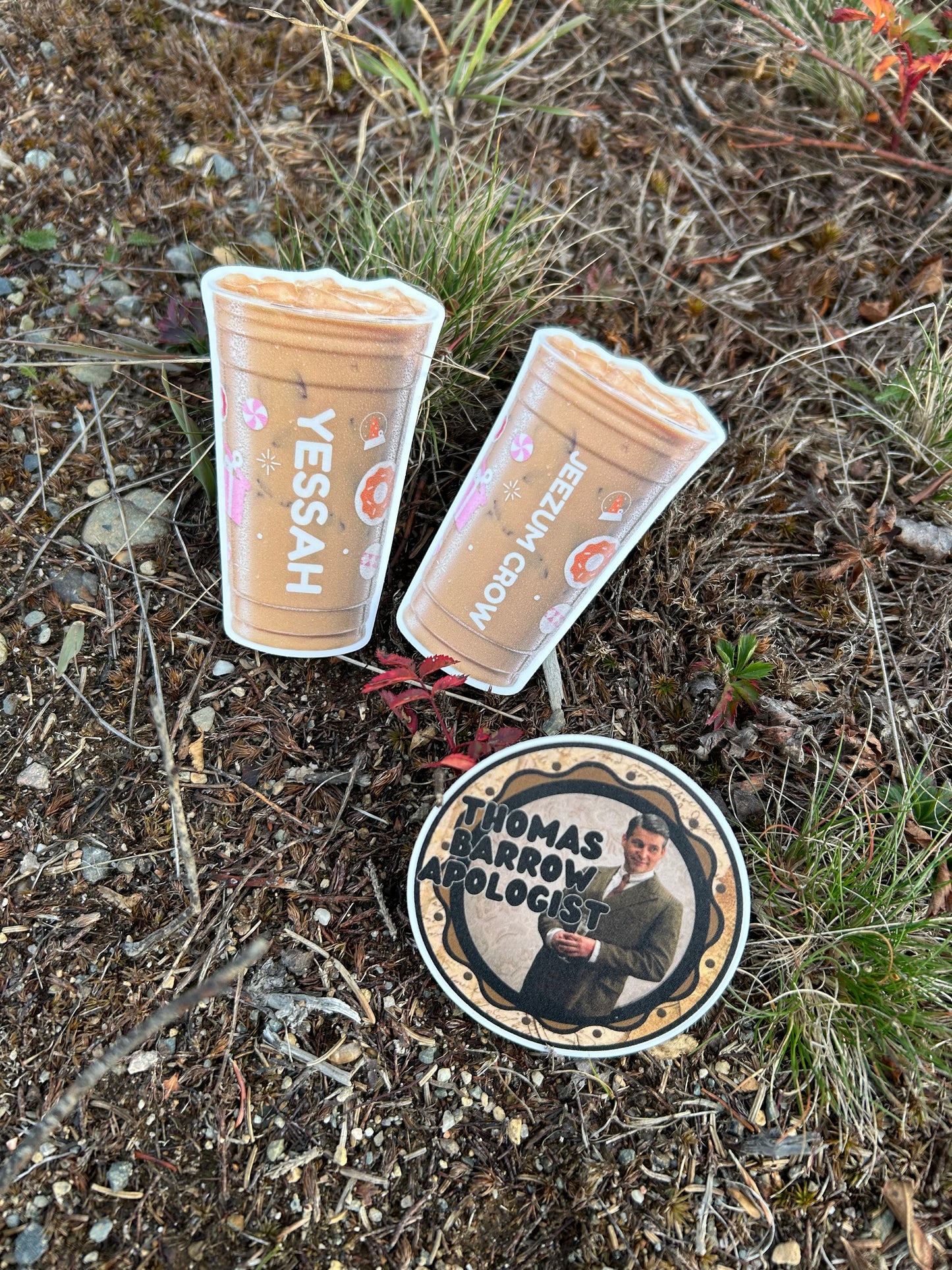 Dunkin' Mainer Phrases Stickers