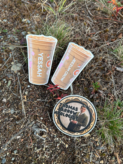 Dunkin' Mainer Phrases Stickers