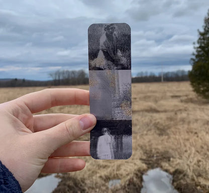 Blurry Field Folk Bookmark