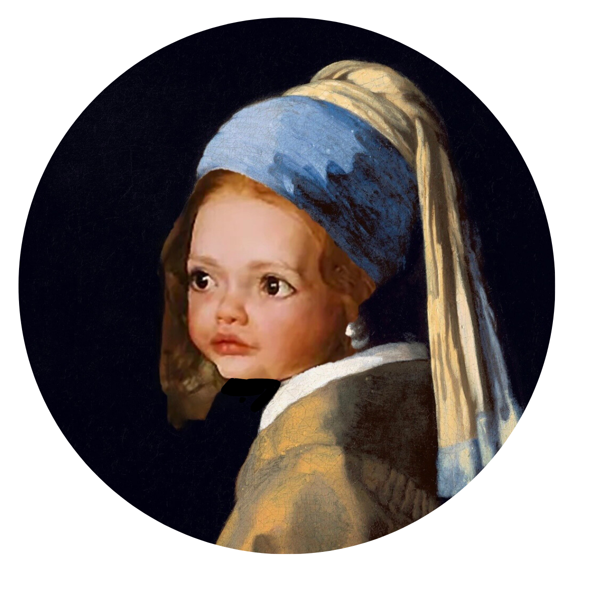 Renesmee With The Pearl Earring Sticker